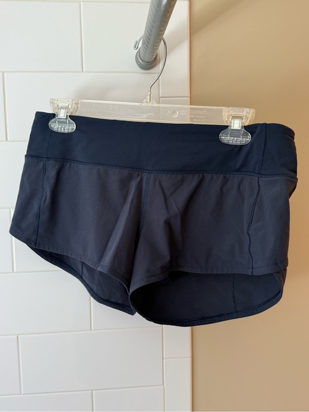 lululemon Speed Up Mid-Ride Navy Shorts